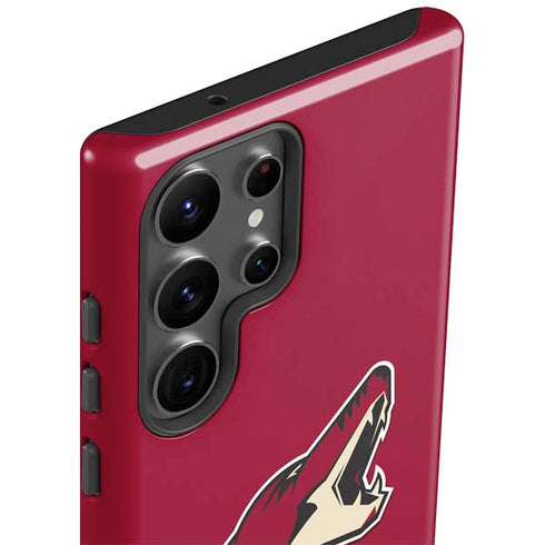 NHL Arizona Coyotes Solid Background Galaxy S23 Ultra Pro Case
