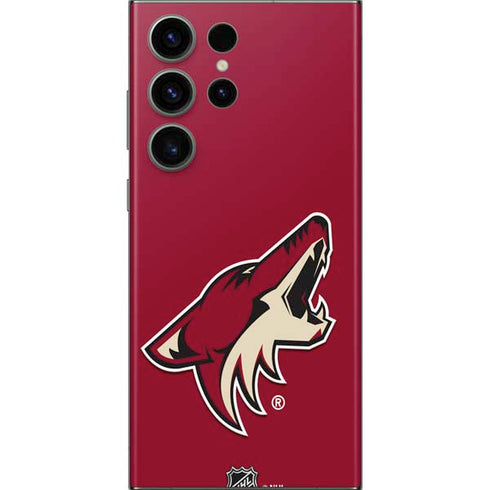 NHL Arizona Coyotes Solid Background Galaxy Skins