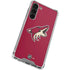 NHL Arizona Coyotes Solid Background Galaxy S24 FE Clear Case