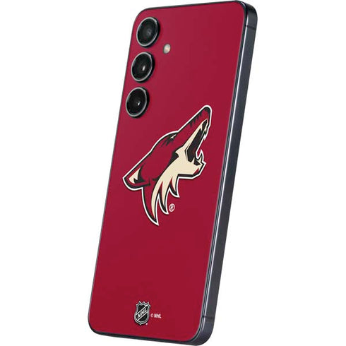 NHL Arizona Coyotes Solid Background Galaxy S25 Plus Skin
