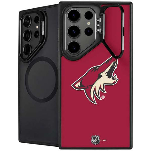 NHL Arizona Coyotes Solid Background Galaxy Cases