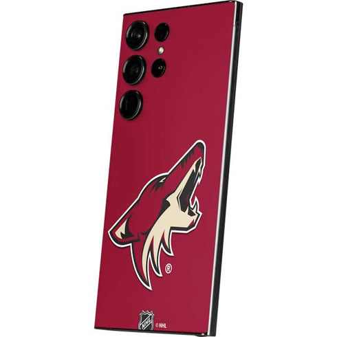 NHL Arizona Coyotes Solid Background Galaxy S25 Ultra Skin