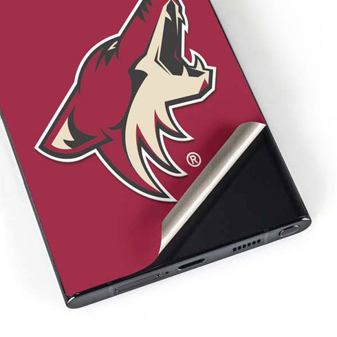 NHL Arizona Coyotes Solid Background Galaxy S24 Ultra Skin