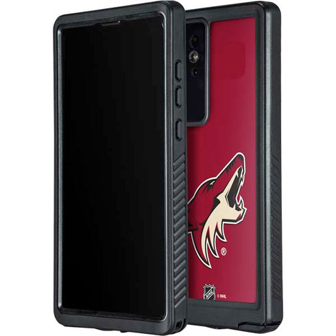 NHL Arizona Coyotes Solid Background Galaxy S24 Ultra Waterproof Case