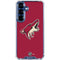 NHL Arizona Coyotes Solid Background Galaxy S25 Clear Case