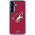 NHL Arizona Coyotes Solid Background Galaxy S25 Clear Case