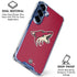 NHL Arizona Coyotes Solid Background Galaxy S25 Clear Case