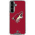 NHL Arizona Coyotes Solid Background Galaxy S26 Clear Case