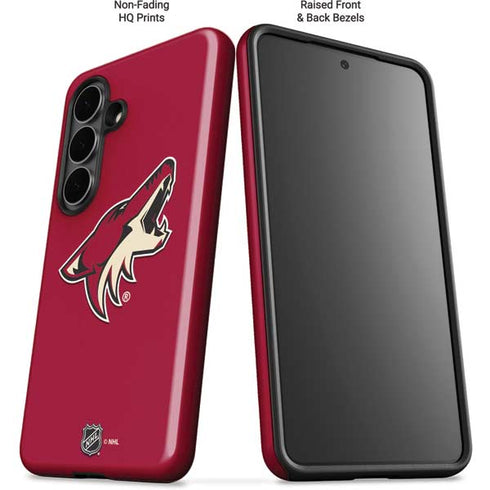 NHL Arizona Coyotes Solid Background Galaxy S26 Plus Impact Case