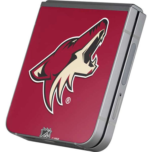 NHL Arizona Coyotes Solid Background Galaxy Z Flip6 Skin