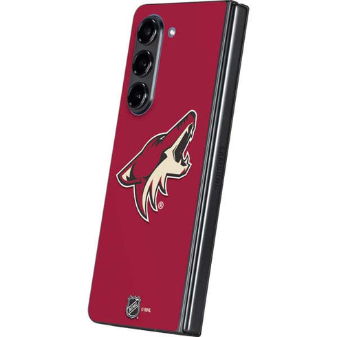 NHL Arizona Coyotes Solid Background Galaxy Z Fold5 5G Skin