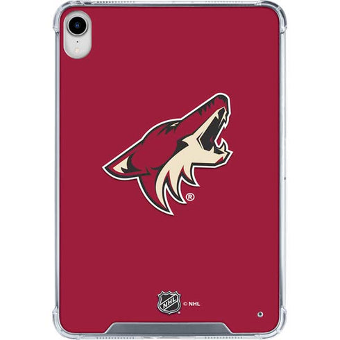 NHL Arizona Coyotes Solid Background iPad 11th Gen (2025) Clear Case