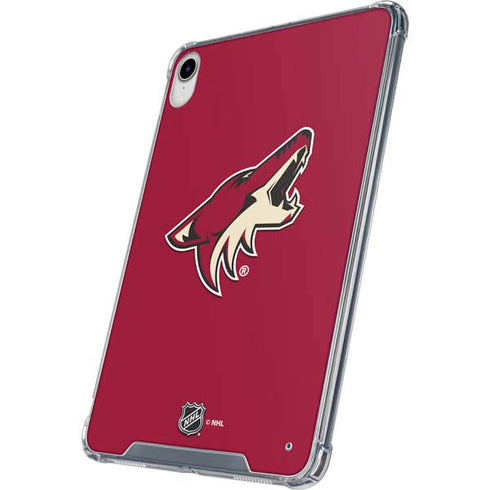 NHL Arizona Coyotes Solid Background iPad 11th Gen (2025) Clear Case