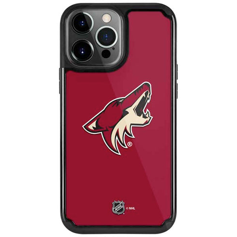 NHL Arizona Coyotes Solid Background iPhone Cases