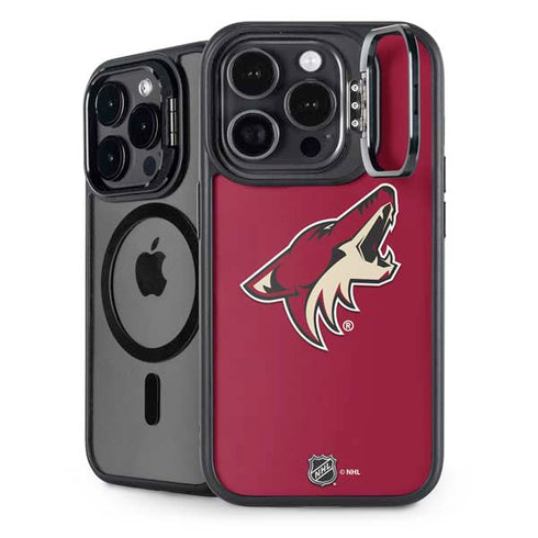 NHL Arizona Coyotes Solid Background iPhone 13 Pro Kickstand Case