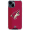 NHL Arizona Coyotes Solid Background iPhone 15 Clear Case