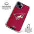 NHL Arizona Coyotes Solid Background iPhone 15 Clear Case