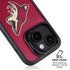 NHL Arizona Coyotes Solid Background iPhone 15 Plus Kickstand Case