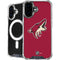 NHL Arizona Coyotes Solid Background iPhone 16 Plus MagSafe Case
