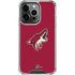 NHL Arizona Coyotes Solid Background iPhone 16 Pro Clear Case