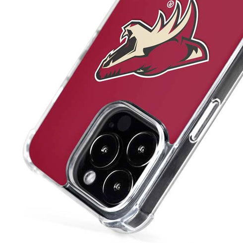 NHL Arizona Coyotes Solid Background iPhone 16 Pro MagSafe Case