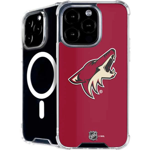 NHL Arizona Coyotes Solid Background iPhone 16 Pro Max MagSafe Case