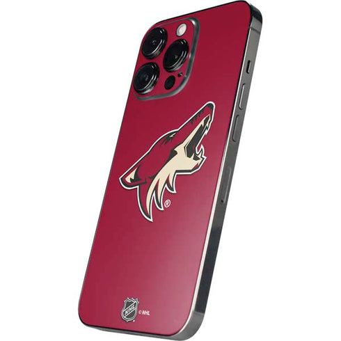 NHL Arizona Coyotes Solid Background iPhone 16 Pro Max Skin