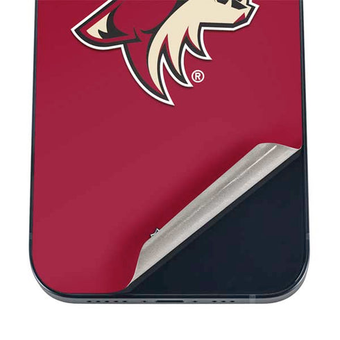 NHL Arizona Coyotes Solid Background iPhone 16 Skin