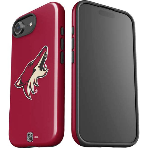 NHL Arizona Coyotes Solid Background iPhone 16e Impact Case