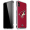 NHL Arizona Coyotes Solid Background iPhone X/XS Clear Case