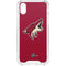NHL Arizona Coyotes Solid Background iPhone XS Clear Case