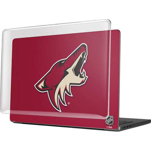 NHL Arizona Coyotes Solid Background MacBook Pro 14in (2021-24) Case plus Skin