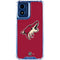 NHL Arizona Coyotes Solid Background Moto G 5G (2024) Clear Case