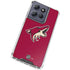NHL Arizona Coyotes Solid Background Moto G Power 5G (2025) Clear Case