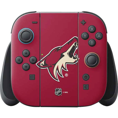 NHL Arizona Coyotes Solid Background Nintendo Skins