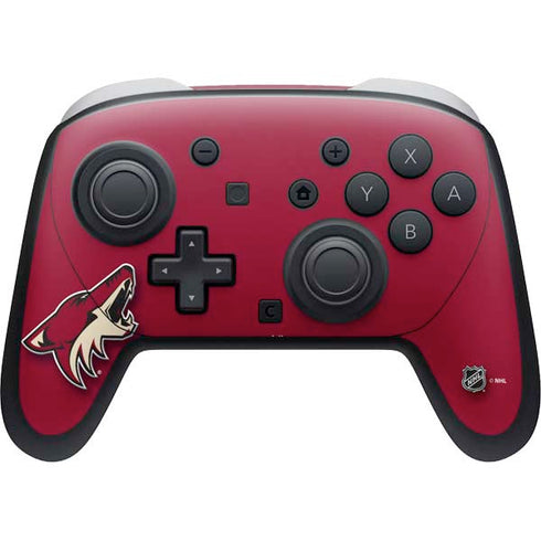NHL Arizona Coyotes Solid Background Nintendo Skins