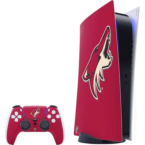 NHL Arizona Coyotes Solid Background PlayStation PS5 Skins