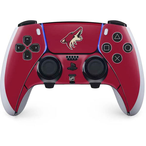 NHL Arizona Coyotes Solid Background PS5 DualSense Edge Pro Controller Skin