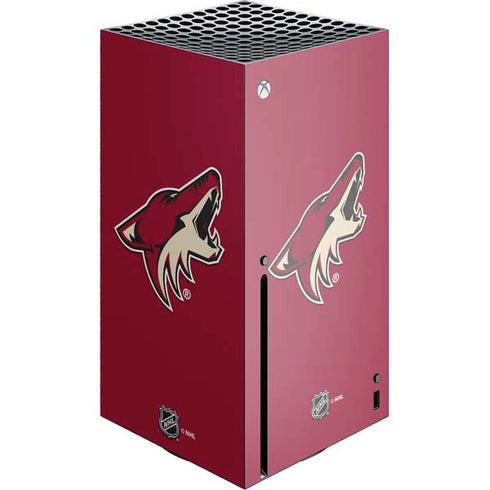 NHL Arizona Coyotes Solid Background Xbox Series X Skins