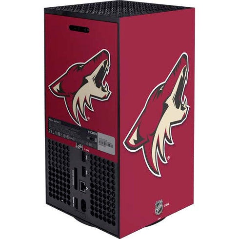 NHL Arizona Coyotes Solid Background XBox Series X Digital Edition Bundle Skin