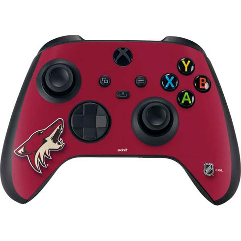 NHL Arizona Coyotes Solid Background XBox Series X Digital Edition Bundle Skin
