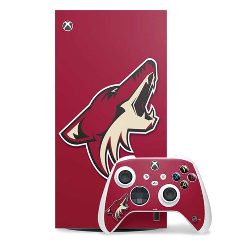 NHL Arizona Coyotes Solid Background Xbox Series X Skins