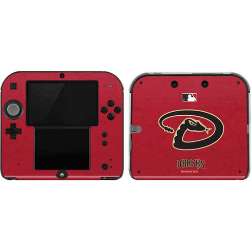MLB Arizona Diamondbacks - Secondary Solid Distressed Nintendo Skins