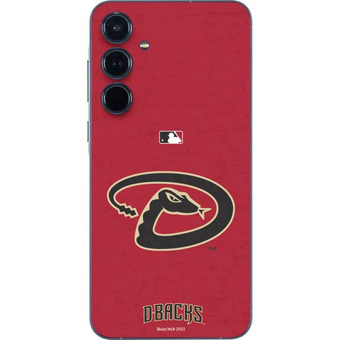 MLB Arizona Diamondbacks - Secondary Solid Distressed Galaxy A35 5G Skin