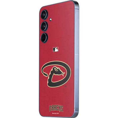 MLB Arizona Diamondbacks - Secondary Solid Distressed Galaxy A55 5G Skin