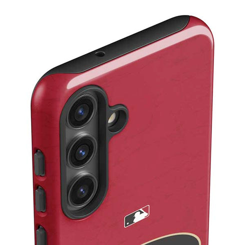 MLB Arizona Diamondbacks - Secondary Solid Distressed Galaxy S25 Impact Case