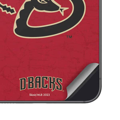 MLB Arizona Diamondbacks - Secondary Solid Distressed Galaxy S25 Plus Skin