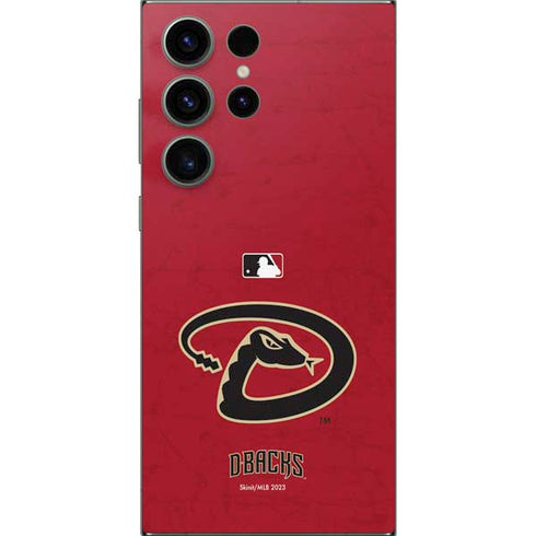 MLB Arizona Diamondbacks - Secondary Solid Distressed Galaxy S24 Ultra Skin