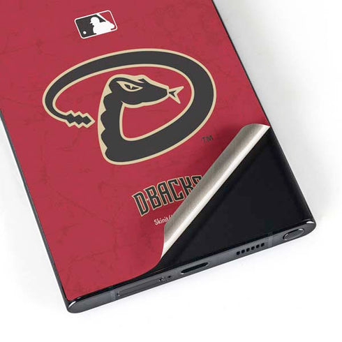 MLB Arizona Diamondbacks - Secondary Solid Distressed Galaxy S25 Ultra Skin