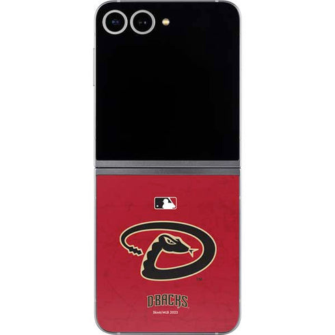 MLB Arizona Diamondbacks - Secondary Solid Distressed Galaxy Z Flip6 Skin